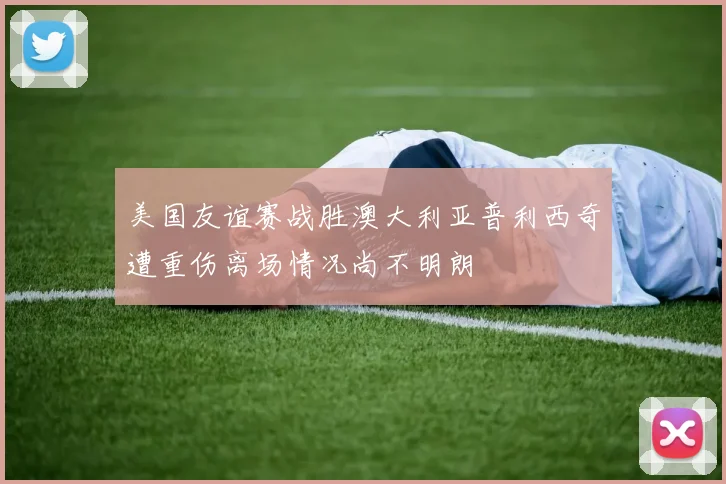 美国友谊赛战胜澳大利亚普利西奇遭重伤离场情况尚不明朗
